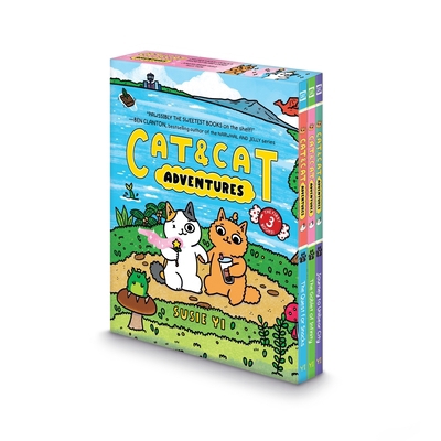 Cat & Cat Adventures #1-3: A Graphic Novel 3-Bo... 0063459981 Book Cover