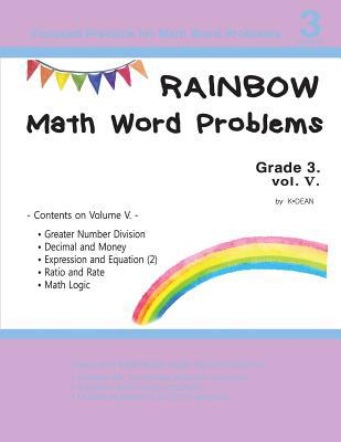 Rainbow Math Word Problems Grade 3. vol V. 1096145464 Book Cover