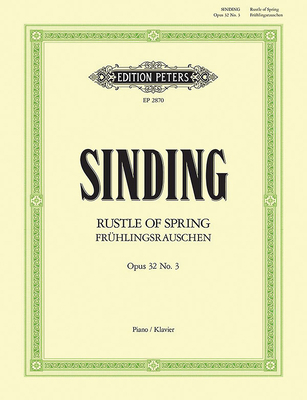 Rustle of Spring Op. 32 No. 3 for Piano B00006M2GJ Book Cover