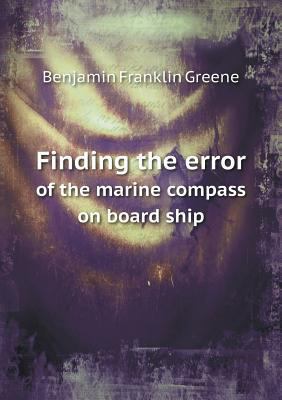 Finding the error of the marine compass on boar... 5518762070 Book Cover