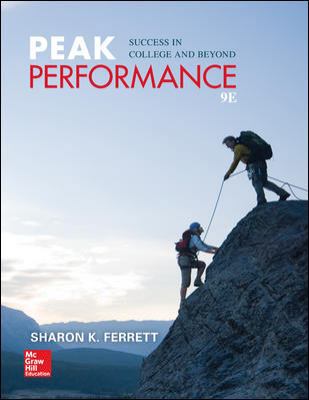 Peak Performance: Success in College and Beyond 0073522481 Book Cover
