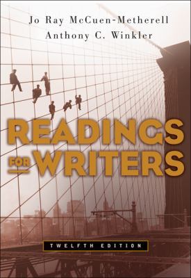 Readings for Writers 1413016294 Book Cover