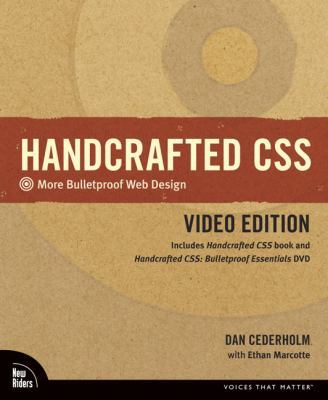 Handcrafted CSS: More Bulletproof Web Design, V... 0321658531 Book Cover