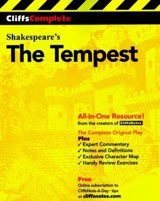 CliffsComplete Shakespeare's The Tempest 0764585762 Book Cover