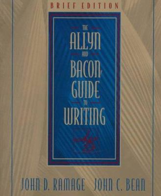 The Allyn and Bacon Guide to Writing 002398273X Book Cover