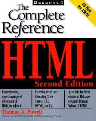 HTML: The Complete Reference 0072119772 Book Cover