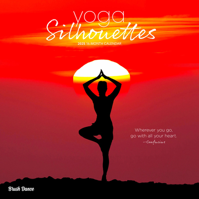 Yoga Silhouettes 2025 12 X 24 Inch Monthly Squa... 1975478681 Book Cover