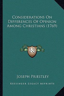 Considerations On Differences Of Opinion Among ... 1165370298 Book Cover