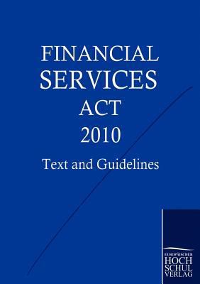Financial Services Act 2010 386741372X Book Cover