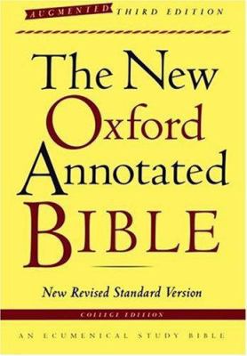 New Oxford Annotated Bible-NRSV-Augmented College 0195288777 Book Cover