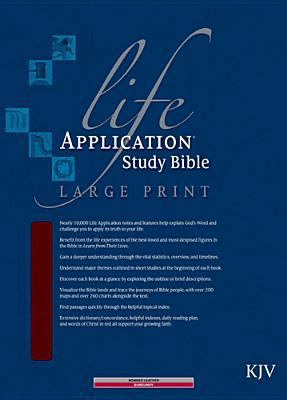 Life Application Study Bible-KJV-Large Print [Large Print] 084236885X Book Cover