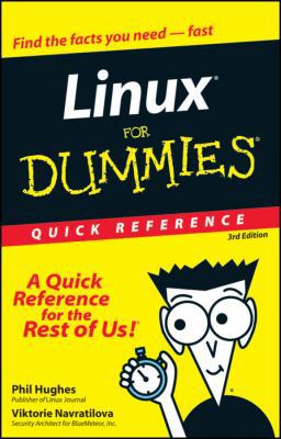 Linux For Dummies Quick Ref 3e 0764507605 Book Cover