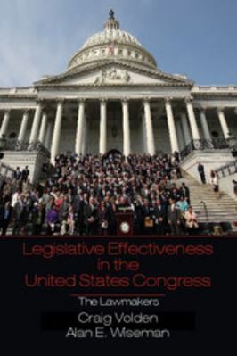 Legislative Effectiveness in the United States ... B01HRAWPYE Book Cover