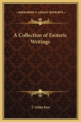 A Collection of Esoteric Writings 116933038X Book Cover