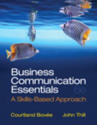 Business Communication Essentials 0133098826 Book Cover