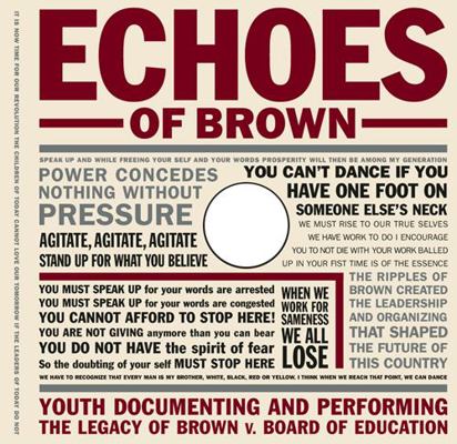 Echoes of Brown: Youth Documenting and Performi... 0807745162 Book Cover