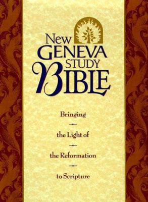 Holy Bible: New Geneva Study Bible, New King Ja... 0840711425 Book Cover