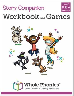 Whole Phonics Story Companion Workbook and Games Level 3, Unit 4, Books 10-12