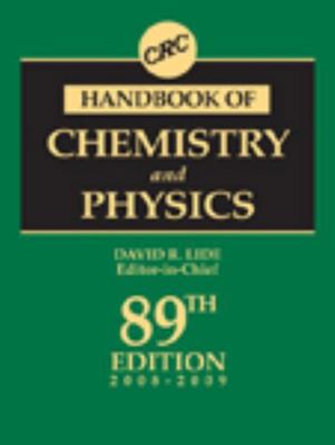 CRC Handbook of Chemistry and Physics, 89th Edi... 142006679X Book Cover