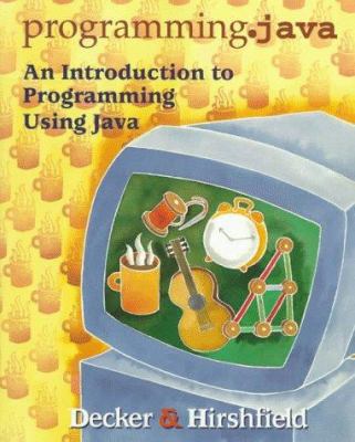 programming.java: An Introduction to Programmin... 0534955886 Book Cover