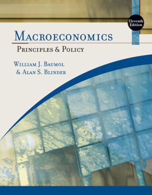 Macroeconomics: Principles and Policy (Availabl... 0324586213 Book Cover