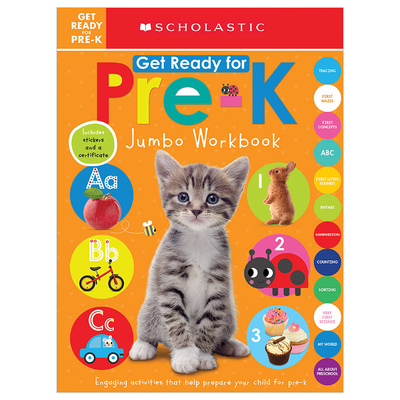 Get Ready for Pre-K Jumbo Workbook: Scholastic ... 1338291793 Book Cover