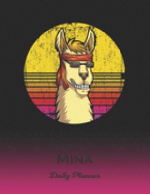 Mina: Llama Daily Planner | Custom Letter M First Name Personal 1 Year (2020 - 2021) Planning Agenda | January 20 - December 20 | Writing Notebook | ... | Plan Days, Set Goals & Get Stuff Done