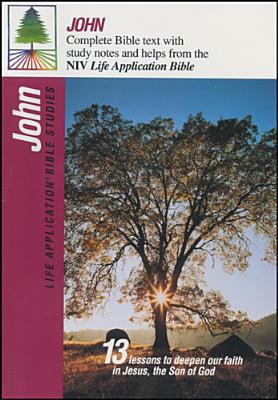 Life Application Bible Studies: John: NIV 0842327177 Book Cover