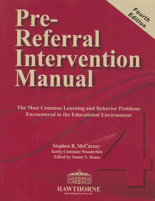 Pre-Referral Intervention Manual [With CD (Audio)] 0015617009 Book Cover