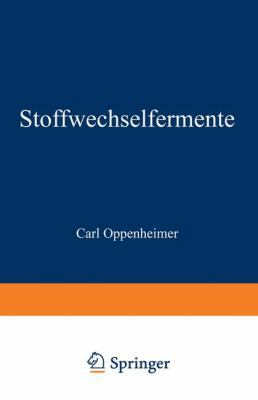 Stoffwechselfermente [German] 3663031659 Book Cover