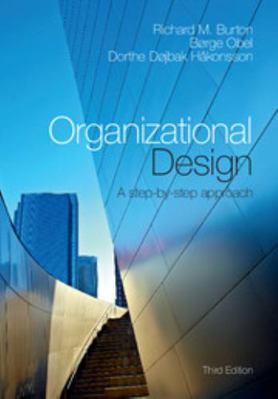 Organizational Design 3e 1107097657 Book Cover