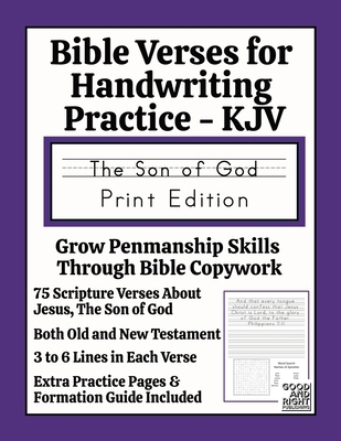 Bible Verses for Handwriting Practice - KJV: Th... 196835803X Book Cover