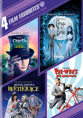 DVD 4 Film Favorites: Tim Burton Collection Book