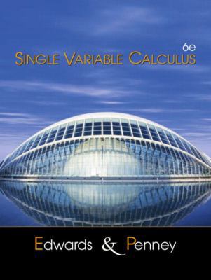 Single Variable Calculus 0130620416 Book Cover