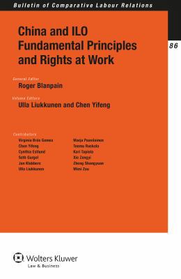 China and ILO Fundamental Principles and Rights... 9041149848 Book Cover