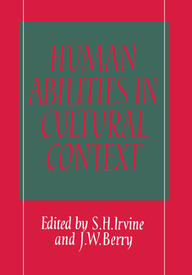 Human Abilities in Cultural Context 0521344824 Book Cover