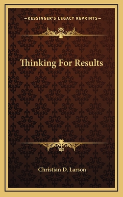 Thinking For Results 1163427497 Book Cover