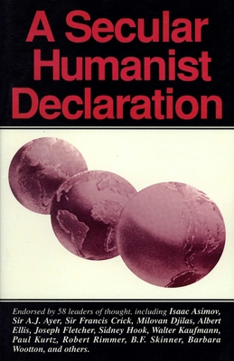 Secular Humanist Declaration 0879751495 Book Cover