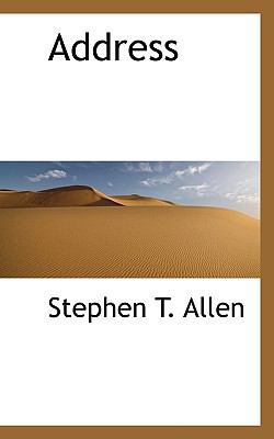 Address [Large Print] 1116517566 Book Cover