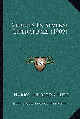 Studies In Several Literatures (1909) 1164907344 Book Cover