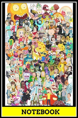 Rich and Morty notebook - best gift for Rich and Morty lovers: 6x9 inch, 120 pages, blank line, notepad, journal, Rich and Morty notebook, Rich and Morty office supplies