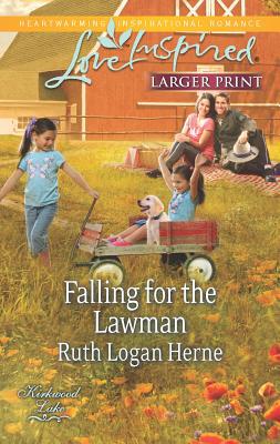 Falling for the Lawman [Large Print] 0373817177 Book Cover