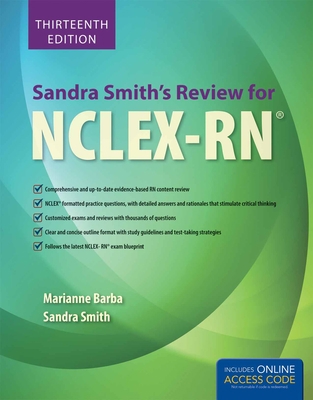 Sandra Smith's Review for Nclex-Rn(r): . 1284070913 Book Cover