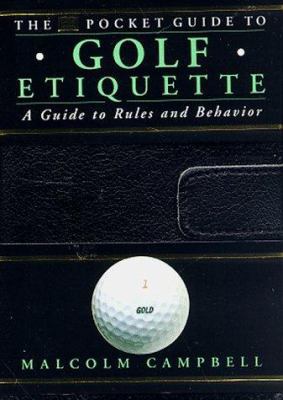 The DK Pocket Guide to Golf Etiquette 0789414678 Book Cover