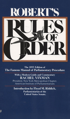 Robert's Rules of Order B0073JZTW0 Book Cover