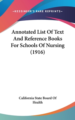 Annotated List of Text and Reference Books for ... 1161860452 Book Cover