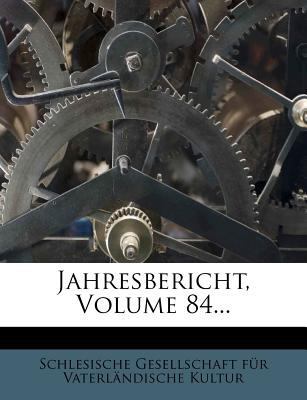 Jahresbericht, Volume 84... [German] 1274496667 Book Cover