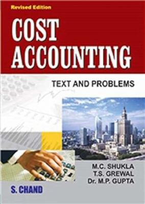 Cost Accounting: Texts and Problems 8121919630 Book Cover