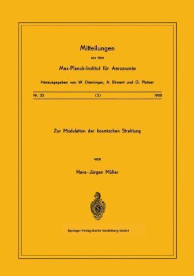 Zur Modulation Der Kosmischen Strahlung [German] 3540042687 Book Cover