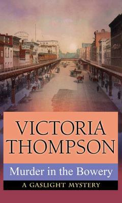 Murder in the Bowery [Large Print] 1683245873 Book Cover